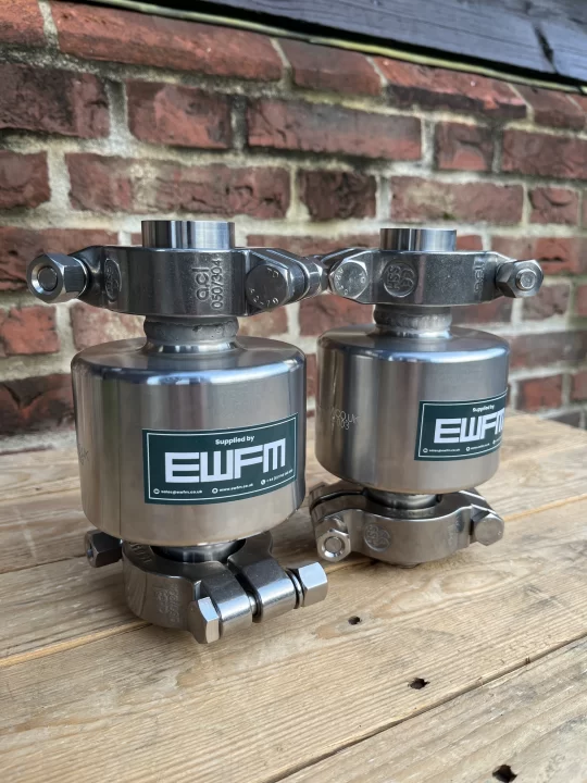 2 x 1.5" Stainless Steel 316L Swivel Joint With Tri Clamp Connections on Both Ends