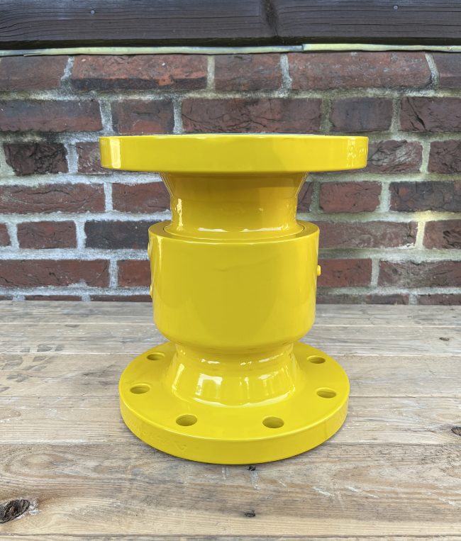 4" Model 2175 Swivel Joint painted to a special 3 layer marine specification