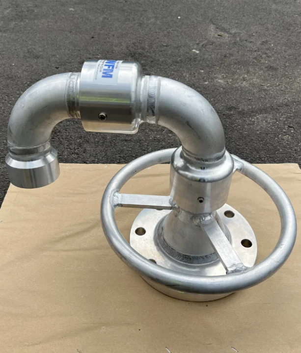 A 2" Model 2175 Swivel Joint in aluminium and a Style 50 configuration