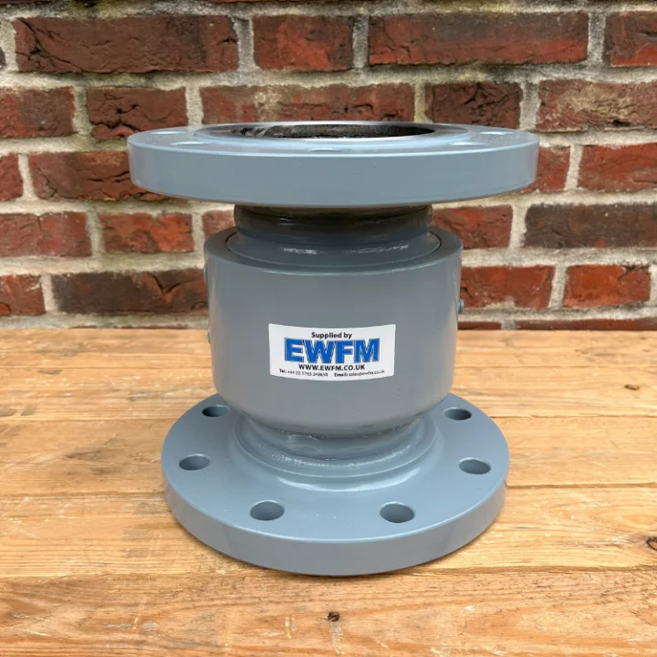 A 4" Carbon Steel, Model 2175 Swivel Joint featuring PN16 flanges, and constructed to a Style 20 configuration.