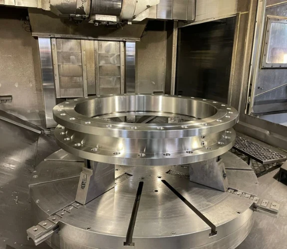 A 40" Large Bore Swivel Joint after machining