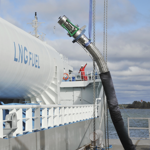 A Cryogenic Coupling before the LNG bunkering process