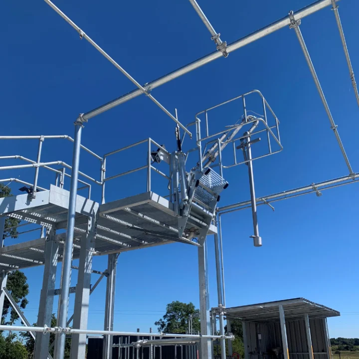 EWFM Folding Stair to be used to gain access to the top of a tanker