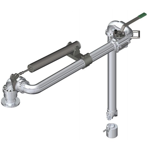 Fixed Reach Top Loading Arm for Food Service Model 2385
