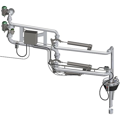 Long Range Top Loading Arm with rigid vapour recovery
