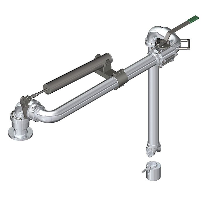 Fixed Reach Chemical Top Loading Arm