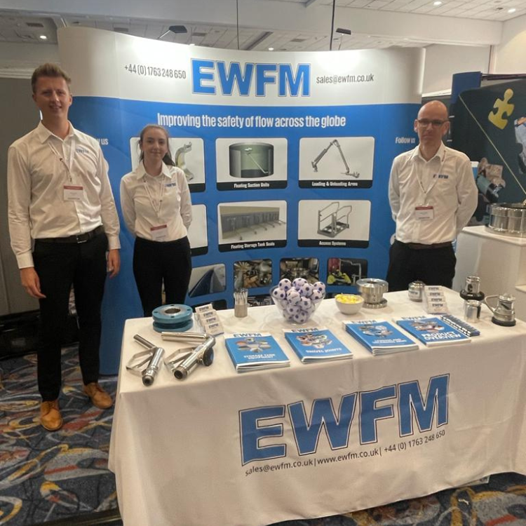 The EWFM Sales Team at the Tank Storage Confernce and Exhibition 2023