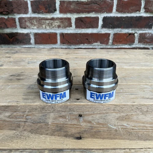 Two 2" Stainless Steel Hose Swivel Joints