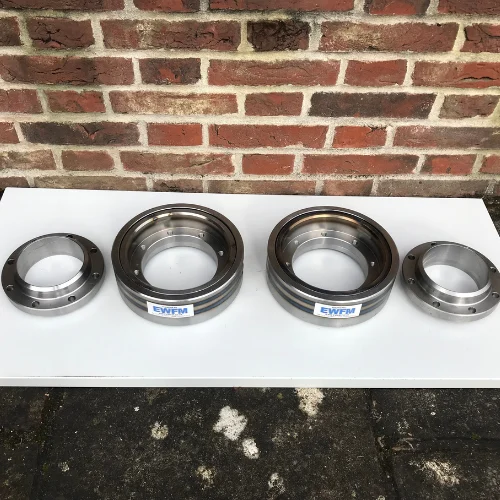 Two 4” carbon steel Model 3996 Swivel Joints. Provided disassembled with hardened and ground raceways