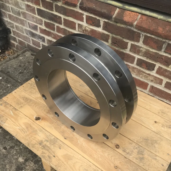 A 10" stainless steel Compact Swivel Joint with a special high temperature modification