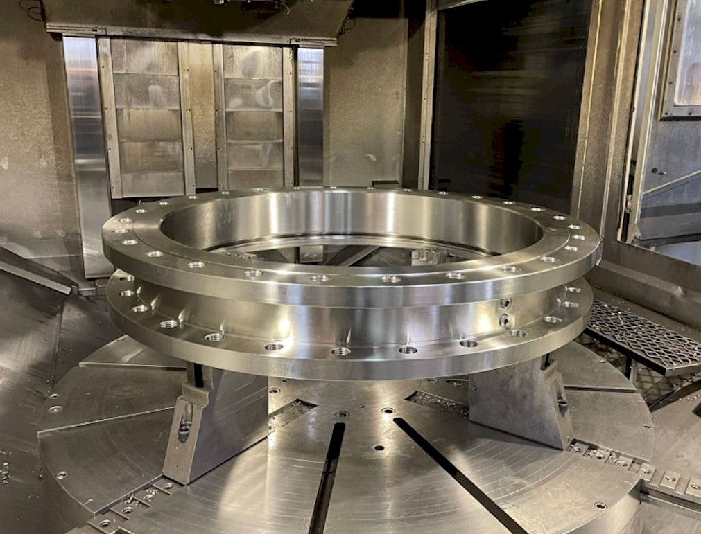 A 40" Large Bore Swivel Joint after machining