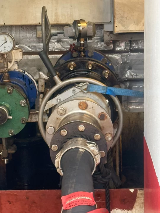 6" Aluminium Hose and Tank Unit in use with a customer based in the North West of England
