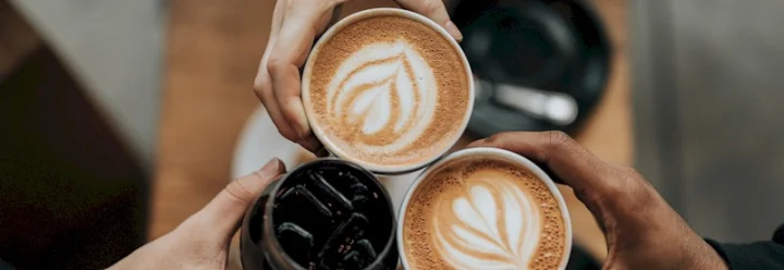 Coffee and other drinks to represent Blue Monday