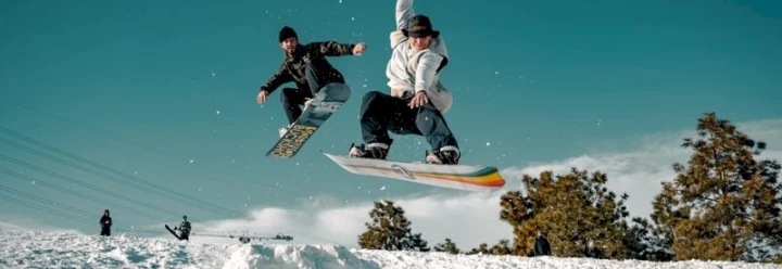 Snowboarders in Winter Olympics