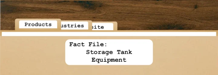 Fact File Storage Tank Equipment banner