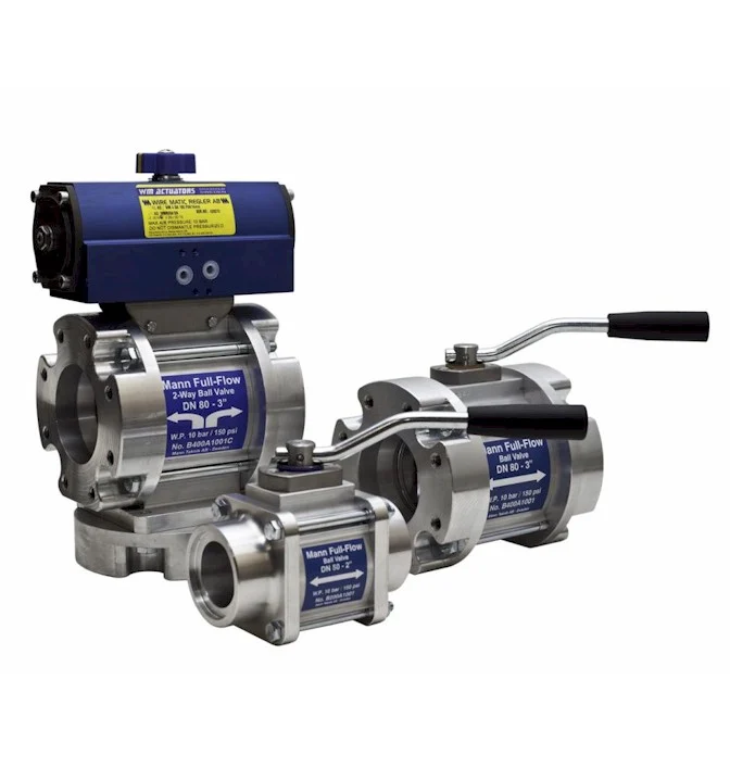 Full flow ball valves