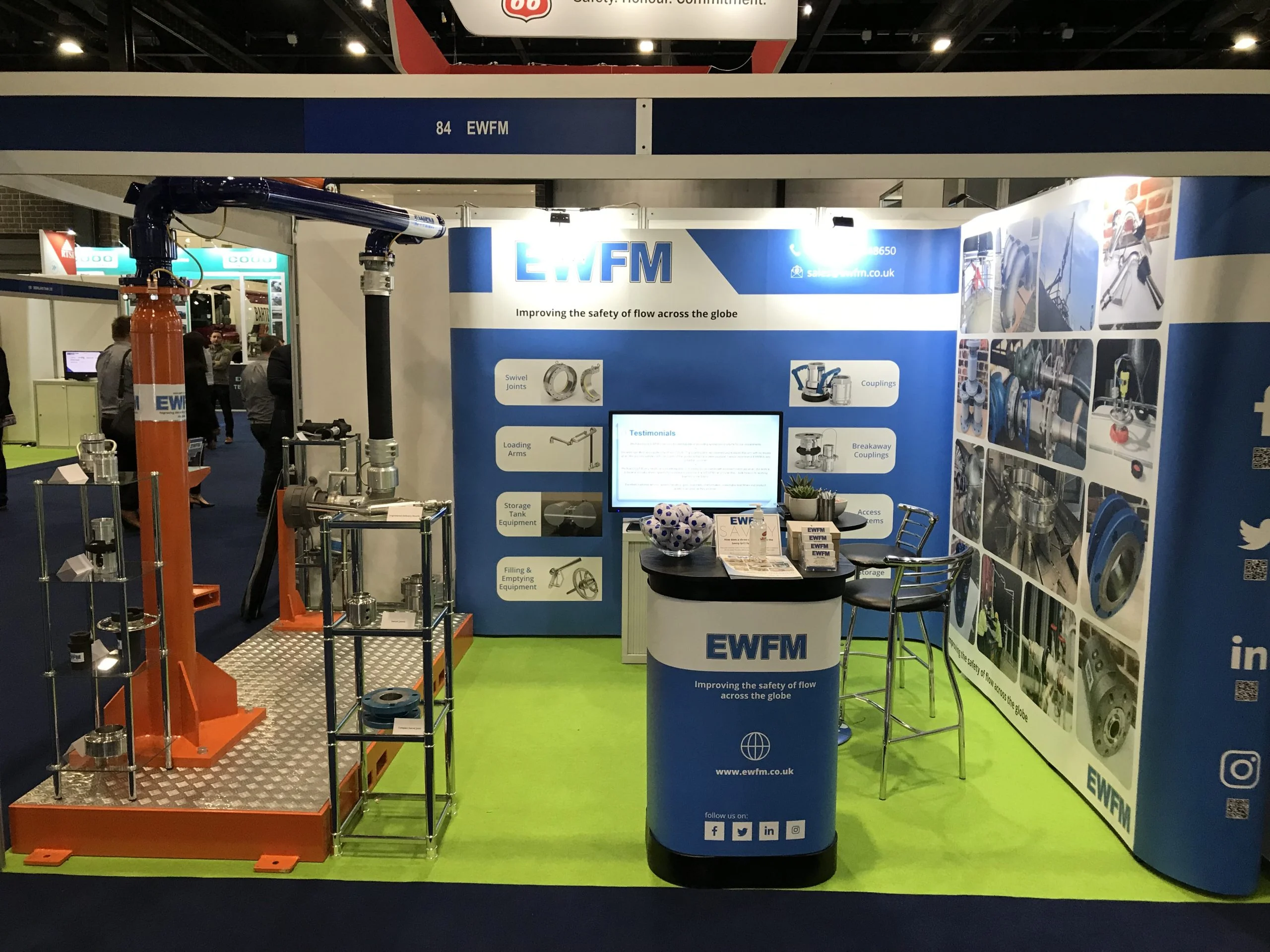EWFMs stand at the UKIFDA Show 2022