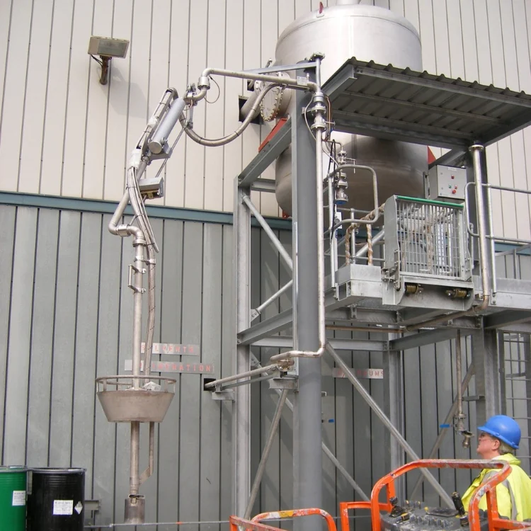 EWFM Unloading Arms at a local facility in Duxford