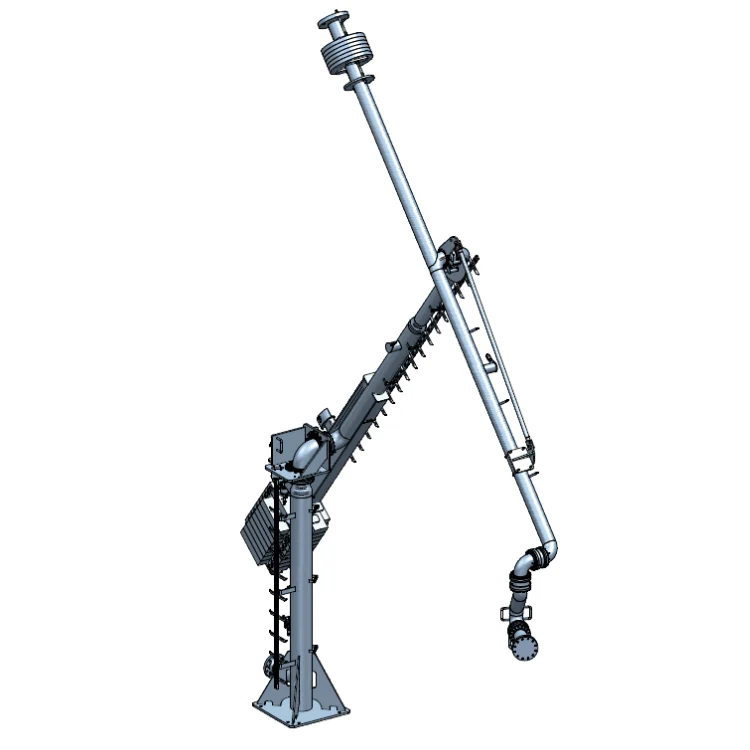 The Barca Marine Loading Arm with two single adjustable counterweights