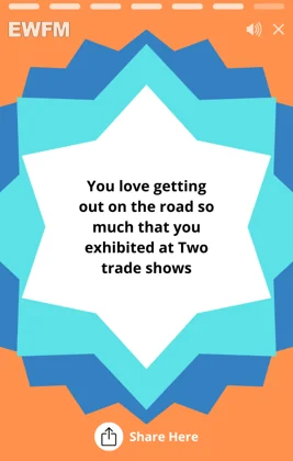 EWFM exhibited at two trade shows in 2023