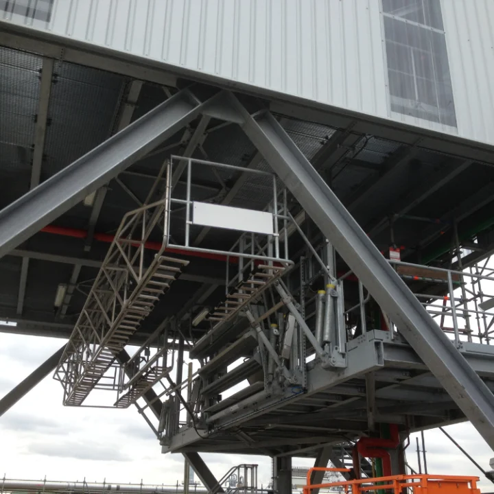 4 Step Wide Folding Stair Unit