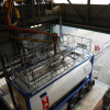 The Full Length Safety Cage being used to assist the filling of a Tanker