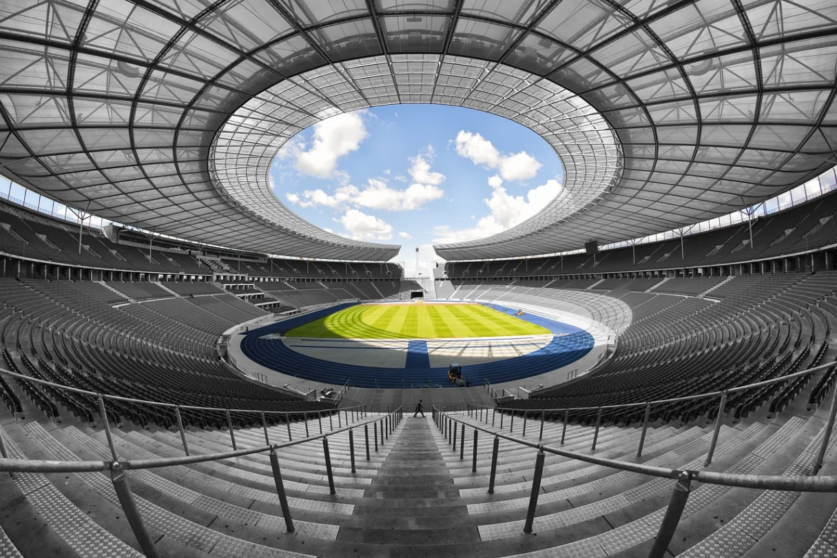 Germans Olympic Stadium in Berlin