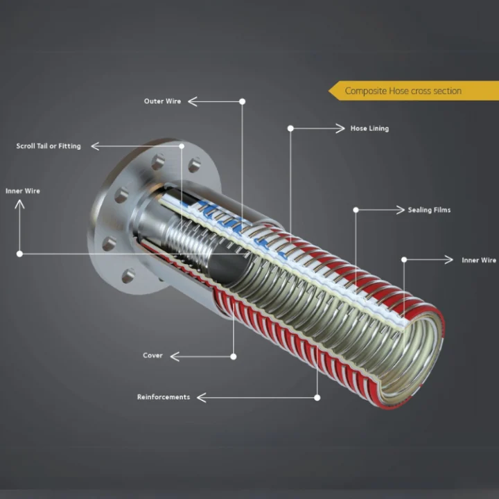 Cross section of a Composite Hose