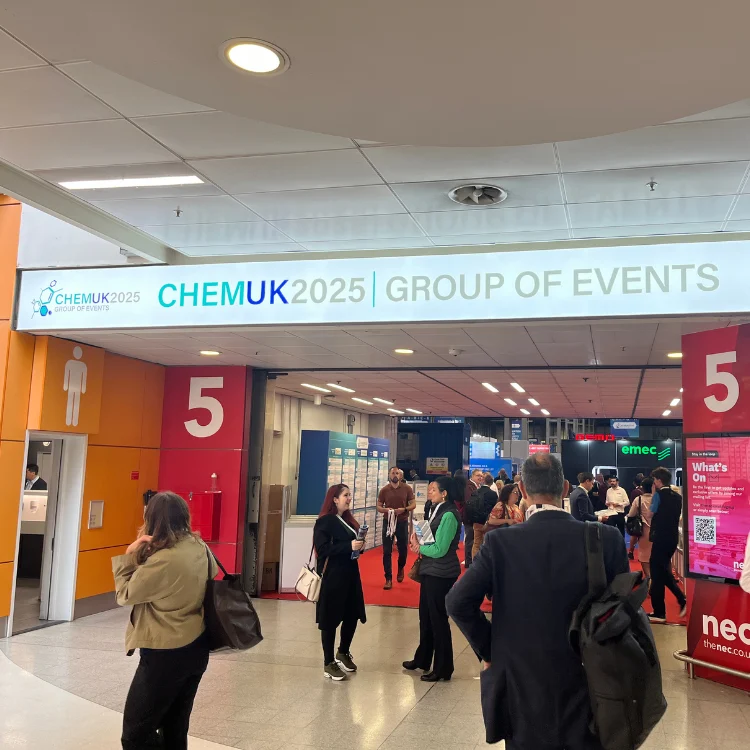 The entrance to the ChemUK 2025 Hall