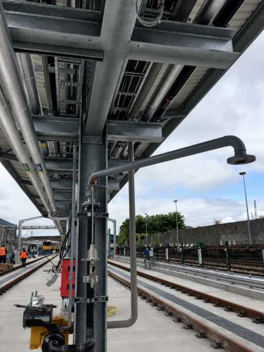 Top Loading Arm used for railcar loading